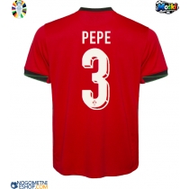 Moški Nogometni dresi Portugalska Pepe #3 Domači EP 2024 Kratek Rokav